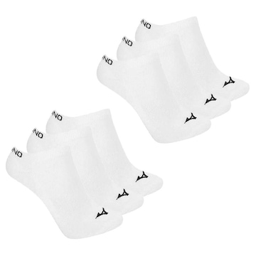 Kit Meias Sapatilha Mizuno Cronos com 6 Pares - Feminina
