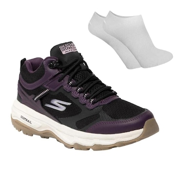 Kit Tênis Skechers Go Run Trail + Meia - Feminino