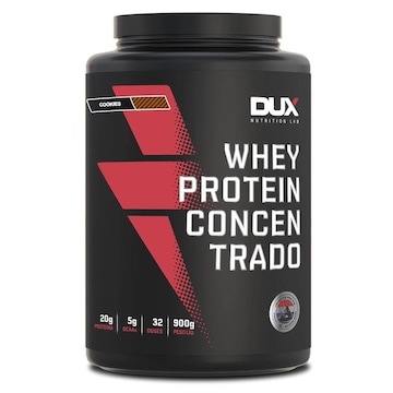 Whey Protein Concentrado Dux Nutrition Suplemento Alimentar Proteína - Cookies - 900g