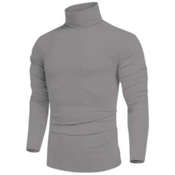 Camisa Térmica Performance Moda Gola Alta Proteção Solar Uv 50+ Blusa Segunda Pele - Masculina