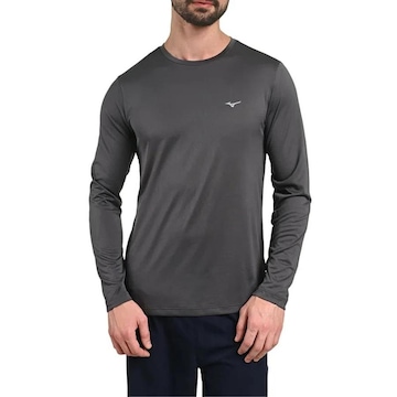 Camiseta Mizuno Manga Longa Nirvana - Masculina