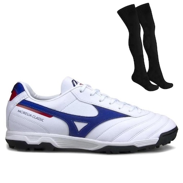 Chuteira Society Mizuno Morelia Classic + Meião