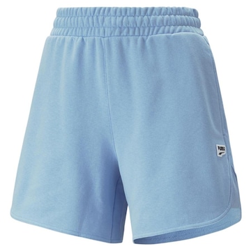 Shorts Puma Downtown High Waisted Terry - Feminino