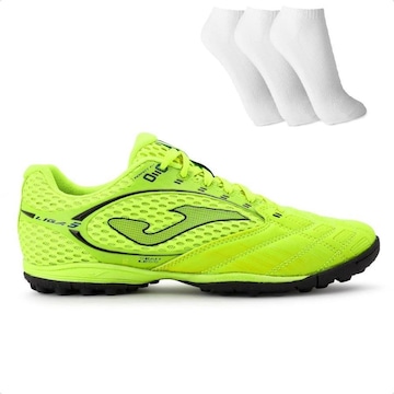 Chuteira Society Joma Liga 5 + 3 Pares de Meias - Adulto