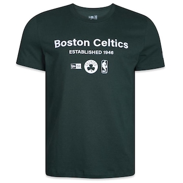 Camiseta New Era Nba Boston Celtics Minimal Label - Masculina