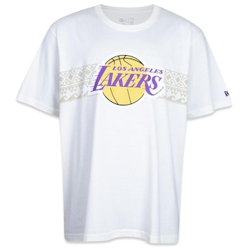 Camiseta New Era Plus Size Nba Los Angeles Lakers - Masculina