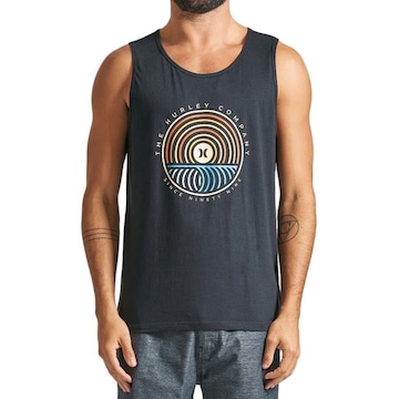 Camiseta Regata Hurley Silk Multi Circle - Masculina