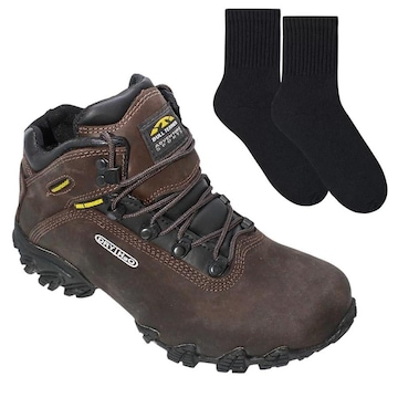 Bota Adventure Bull Terrier Alpina Dry + Par de Meia - Masculina