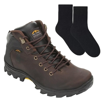 Bota Adventure Bull Terrier Valmet + Par de Meia - Masculina