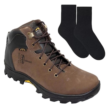 Bota Adventure Bull Terrier Valmet + Par de Meia - Masculina