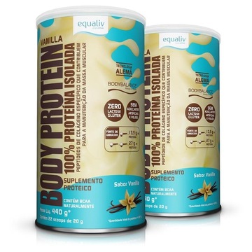 Kit Body Protein Equaliv - Baunilha - 450g - 2 Unidades