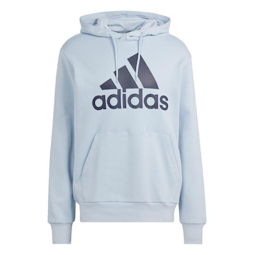 Blusão com Capuz adidas Moletinho Capuz Essentials Big Logo - Masculino