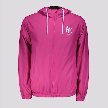 Jaqueta Corta Vento com Capuz New Era MLB New York Yankees Quad - Masculina