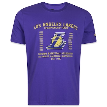 Camiseta New Era Nba Los Angeles Lakers All Building - Masculina