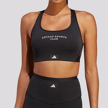 Top Fitness adidas Sports Club Suporte Médio - Feminino