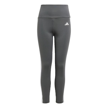 Calça Legging adidas Cintura Alta Essentials Aeroready 3-Stripes - Feminina