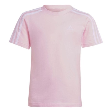 Camiseta adidas Algodão Essentials 3-Stripes - Infantil