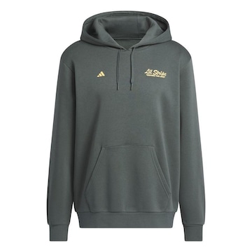 Blusão de Moletom com Capuz adidas Estampado Worldwide Hoops - Masculina