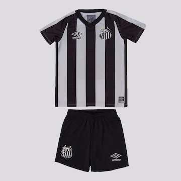 Kit Uniforme de Futebol do Santos II 2022 Umbro - Infantil