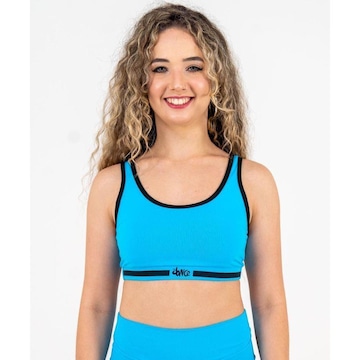 Top Fitness FitDance Blue Listra Detail - Feminino