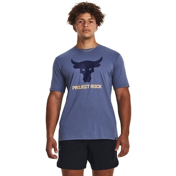 Camiseta Under Armour Project Rock Brahma Bull Ss - Masculina