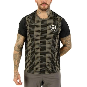 Camiseta do Botafogo Stripes Braziline - Masculina