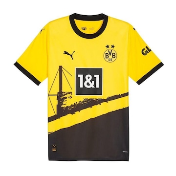 Camisa Borussia Dortmund 23/24 Puma Home - Masculina