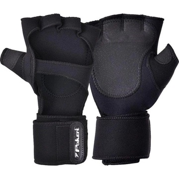 Luvas para Academia Poker Neoprene com Munhequeira - Adulto