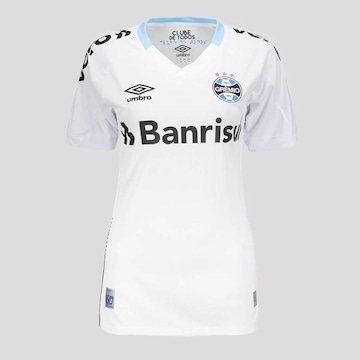 Camisa do Grêmio II 2022 com Patrocínio Umbro - Feminina