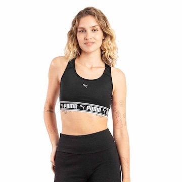 Top Fitness Puma Mid Impact Strong sem Bojo - Feminino