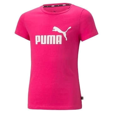 Camiseta Puma Ess Logo - Infantil