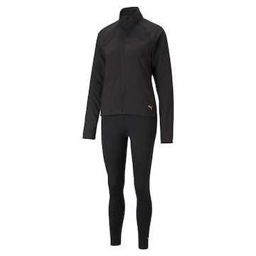 Agasalho sem Capuz Puma Conjunto W Active Yogini Woven Suit - Feminino