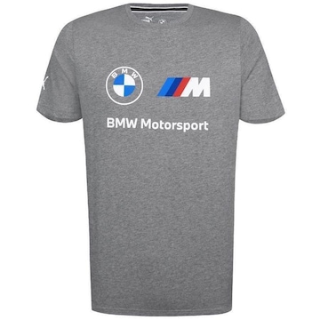 Camiseta Puma Bmw mms Essentials Logo - Masculina