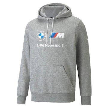 Blusão de Moletom Puma com Capuz M Bmw mms Essentials Fleece 53 - Masculino