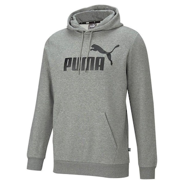 Blusão de Moletom Puma Essentials Hoodie Fl Big Logo - Masculino