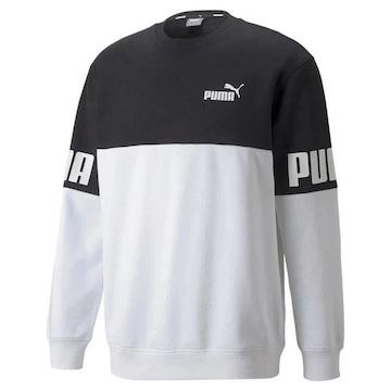 Blusão de Moletom Puma Power Colorblock - Masculino