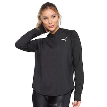 Blusão de Moletom Puma com Capuz W Active 586858-01- Feminino