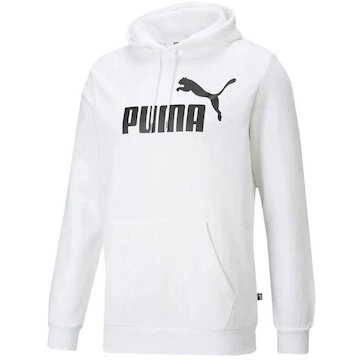 Blusão de Moletom Puma Ess Big Logo Hoodie Fl - Masculino