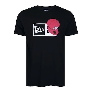 Camiseta New Era Core Cap Box - Masculina