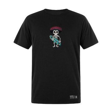 Camiseta Plus Size WSS Brasil Skull Skate Prime - Masculina