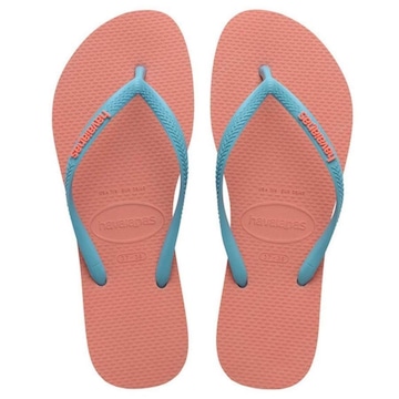 Chinelo Havaianas Slim Logo Pop-Up Feminino