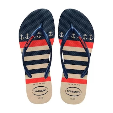 Chinelo Havaianas Slim Nautical - Feminino