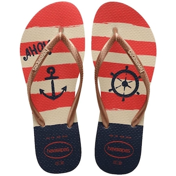 Chinelo Havaianas Slim Nautical - Feminino