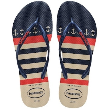 Chinelo Havaianas Slim Nautical - Feminino