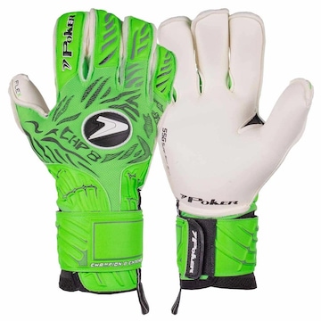 Luvas de Goleiro Poker Futebol Profissional Champion 8 Extended - Adulto