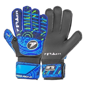 Luvas de Goleiro Poker Campo Training Wave - Infantil