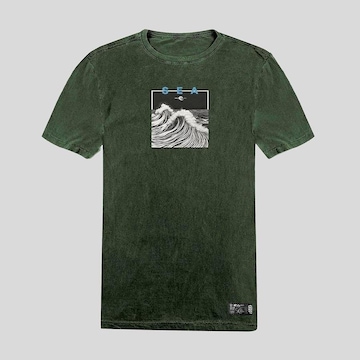 Camiseta WSS Brasil Estonada Sea Wave Prime - Masculina