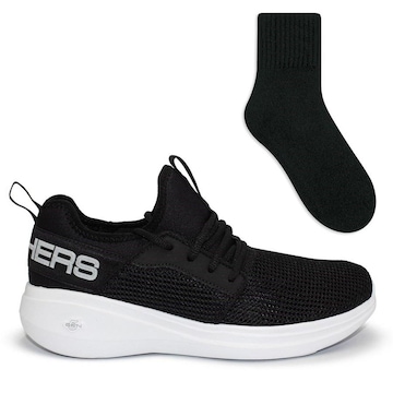 Tênis Skechers Go Run Fast Valor + 1 Par de Meias Color Sports - Masculino