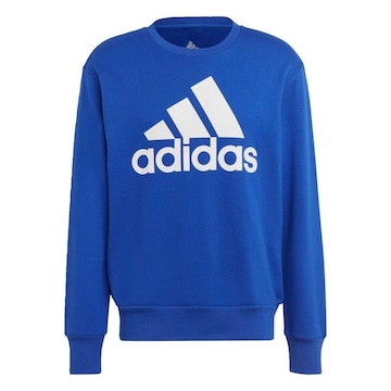 Blusão de Moletinho sem Capuz adidas Essentials Big Logo - Masculino