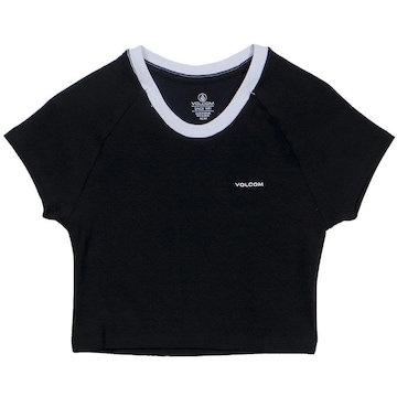 Camiseta Volcom Lil Volcom Cropped - Feminina